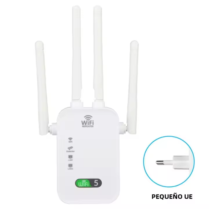 Tienda BIT Repetidor De señal WiFi Dual-Band 1200Mbps 2,4G/5G Amplificador De Red Extensor De señal WiFi Router Longitud De Alcance - 1