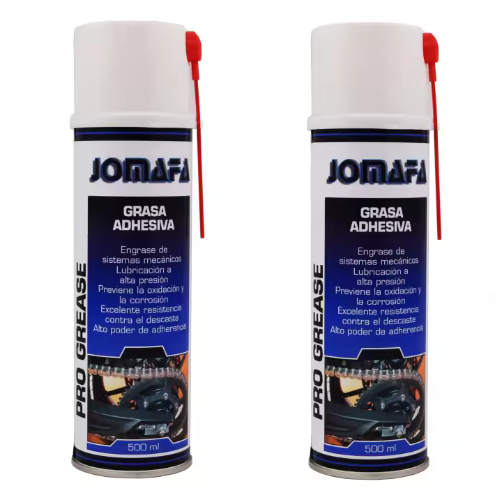JOMAFA - Grasa para Cadenas de motos, sistemas mecanicos, etc Grasa Adhesiva 500 ml X2 uds - 10824X2 - 1