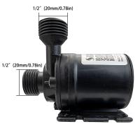 Bomba De Showers Ultra Silenciosa DC 12V 24V 5M Con Motor Brushless 800L/H Submersible Con Adaptador EU Y Conector De Latón Disponible - details 0