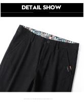 Pantalones Casuales Para Hombre Invierno Terciopelo Grueso Cálido Ajustados Estilo Recto Elásticos Pantalones Largos Para Jóvenes - details 15