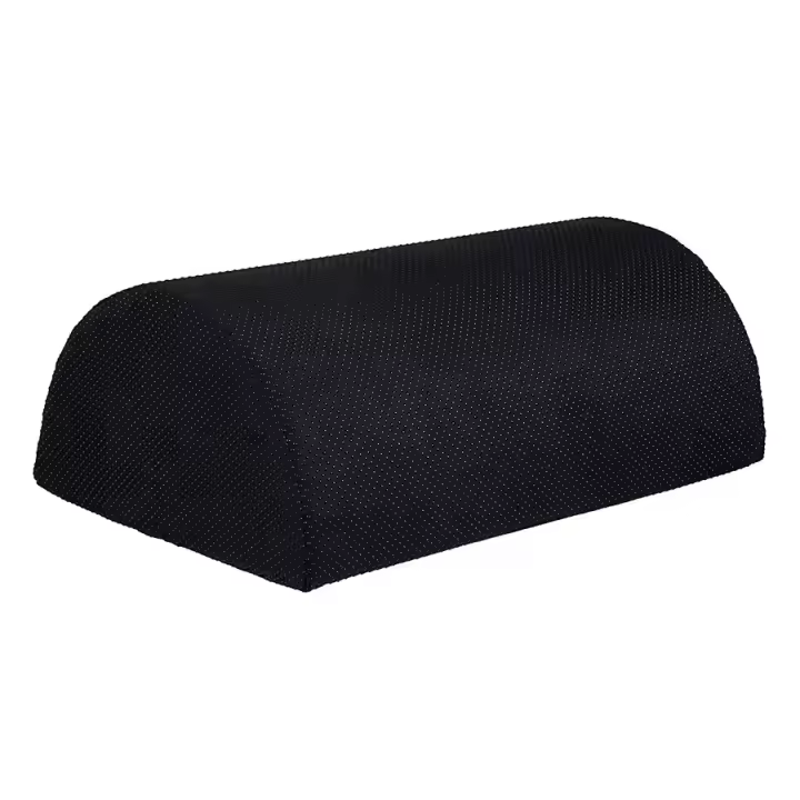 Cojín ergonómico para pies, soporte para reposapiés debajo del escritorio, almohada de espuma, reposapiés de masaje (tela antideslizante) - 1