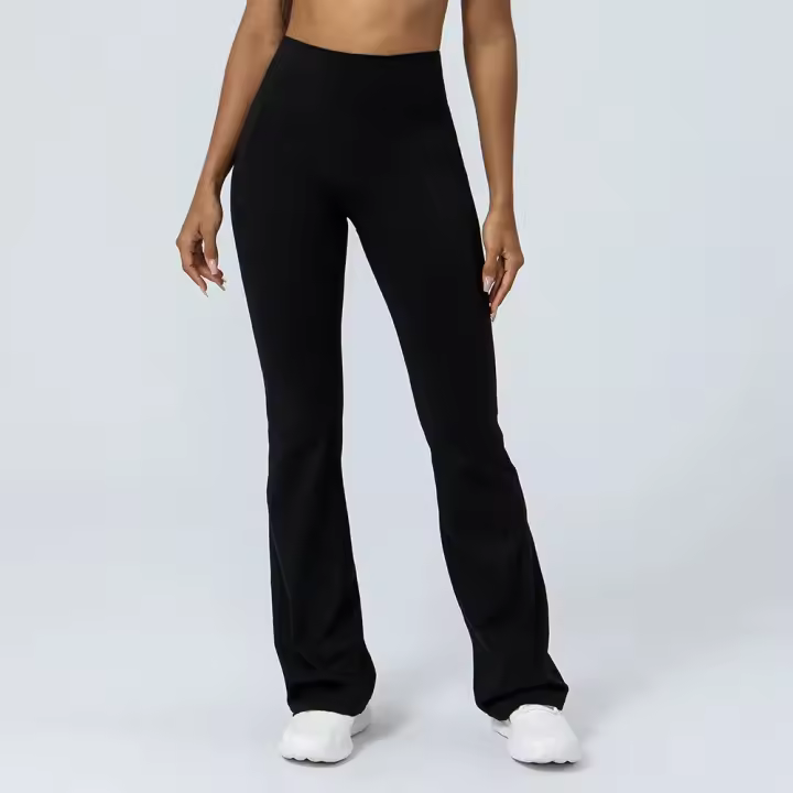 Leggings De Yoga Para Mujer Con Cintura Alta Estampado De Plantas Levantamiento De Glúteos Sport Fitness Pantalones De Pierna Ancha Para Exterior Y Ropa Diaria - 1
