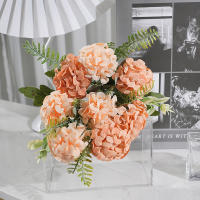 Bouque De Flores Artificiales Hydrangea En Rosa Para Decoración De Hogar Bodas Fiestas Accesorios De Decoración De Party - details 9