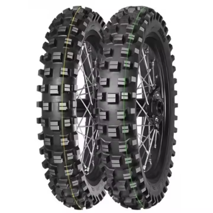 Neumático Moto Mitas - 110/90 -19 62R Terra Force-Ex Xt Super Tt (Raya Amarilla) - 1