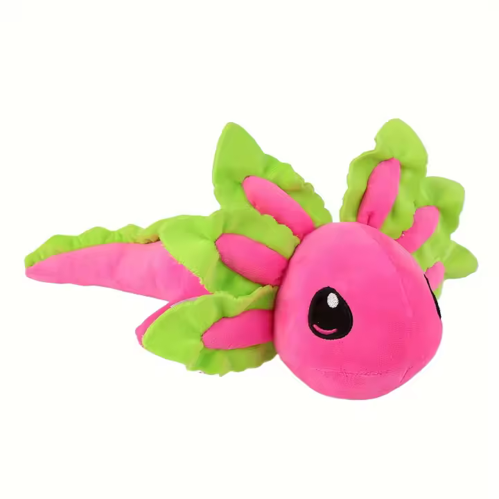 Peluche Axolotl Simulado Salamandra Lizard Multi-color Muñeco De Algodón Suave Almohada De Descanso Juguete Para Niños Regalos De Cumpleaños - 1