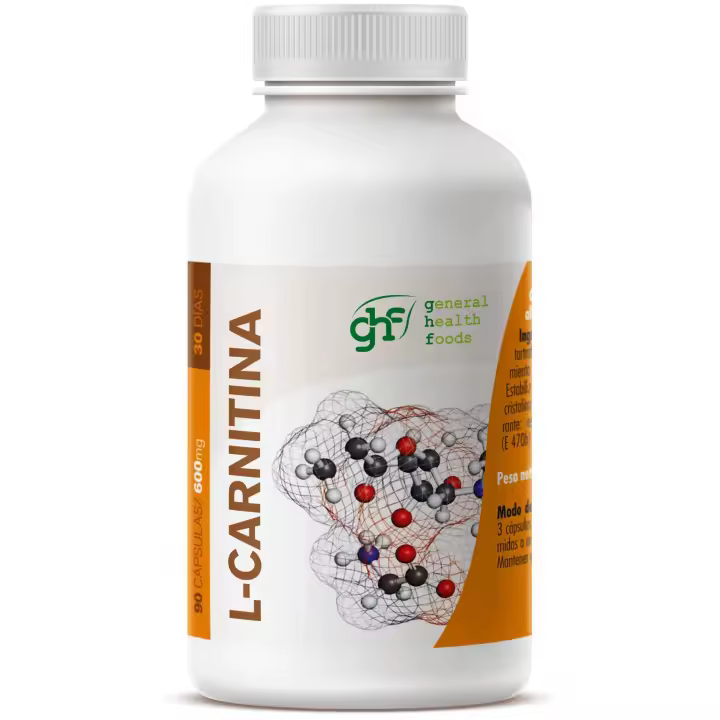 GHF L - Carnitina 600 mg 90 Capsulas - 1