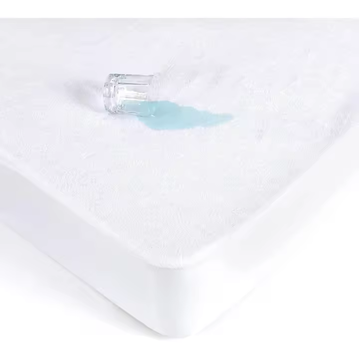 Protector Colchon Algodón Impermeable,Transpirable, Hipoalergénico, ajustable, Antiácaros y Antibacteriano - Blanco - Funda Colchon PARA CAMA 90-105-135-150 x190/200 cm - 1