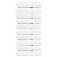 vidaXL Toallas de ducha 10 uds 100% algodón 70x140 cm 600 gsm Color Dorado,  Antracita,  Blanco y mas - details 2