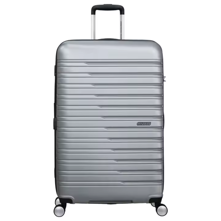 Maleta Gris American Tourister Flashline 78cm Sky Silver Resistente - 1