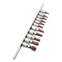 Juego De 11 Piezas De Juego De Herramientas Torx Y Destornilladores Con Adaptador De Destornillador 3/8+1/4 Pulgadas T10/T15/T20/T25/T27/T30/T40/T45/T50/T55/T60 - details 5