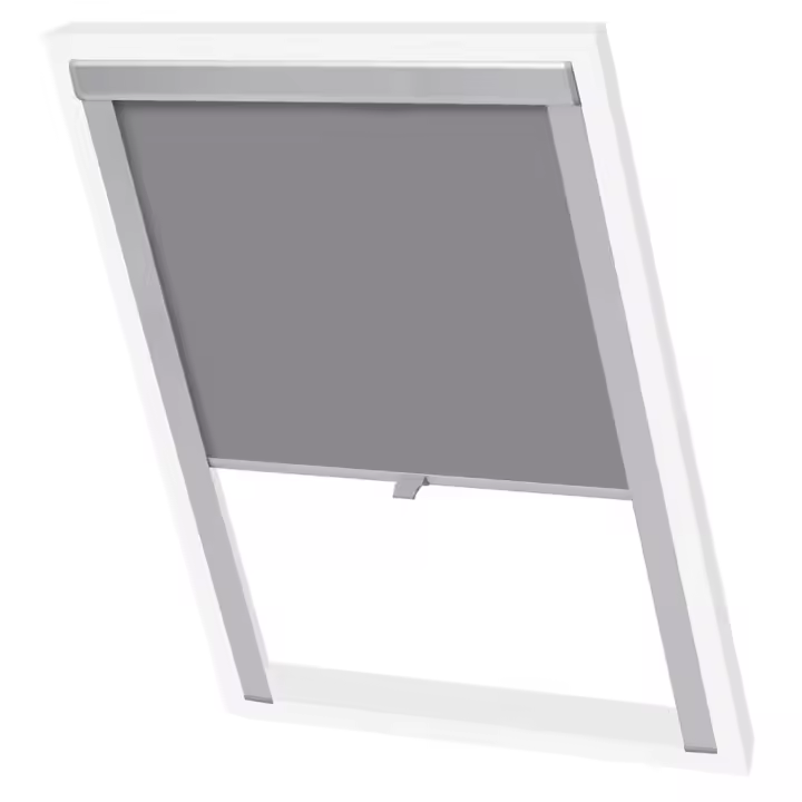 vidaXL Persiana Opaca Enrollable PK06 Cortinas Estores Ventanas Hogar Color Negro,  Beige,  Gris y mas - 1