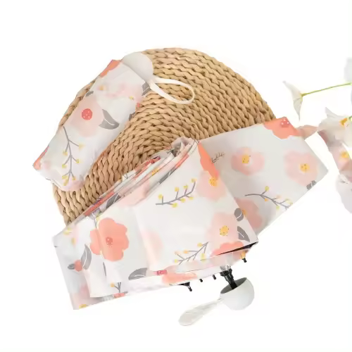 Paraguas de viaje plegable compacto anti-UV, 99% de protección UV, a prueba de viento y lluvia, pequeño, ligero y moderno para hombres y mujeres. - 1