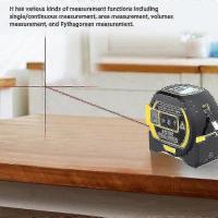 3-in-1 Laser Rangefinder 5m Ruler LCD Screen with Backlight Distance Meter Building Unit Surface Volume Measurement 40M - details 2