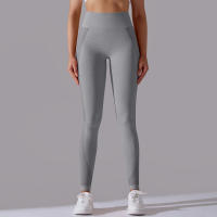 Mallas de Yoga de nailon para mujer, pantalones deportivos de cintura alta, elásticos, ajustados, transpirables, para entrenamiento - details 43