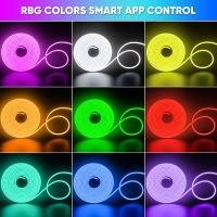 Tira De Luz LED Neón Inteligente 3/5m RGB WIFI APP 16 Colores Impermeable Flexible Compatible Con Alexa Para Decoración De Habitaciones - details 5