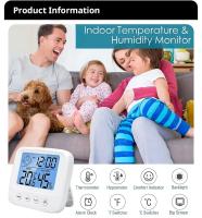 Termómetro Y Higrómetro Digital LCD Estación Climática Para El Hogar Medidor De Temperatura Y Humedad Sensor Electrónico Para Interior - details 2