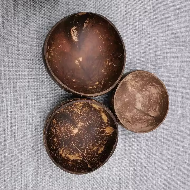 Juego De Tazas De Coco Natural Y Madera Protección Cucharas De Madera Para Cocina Tableros De Cocina Ecológicos Y Sostenibles - 1