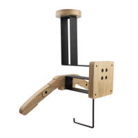 Soporte De Casco De Motocicleta Para Pared Madera Con Gancho Accesorio De Bicicleta Y Llave Todo-en-un Para Hombres Y Mujeres - details 1