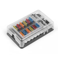 Bloque De Fusibles De Coche O Barco 6- O 12- Maneras Con Indicador LED 12V 32V Panel De Distribución De Energía Impermeable Para Automóviles Y Marine Metal + Plástico - details 7