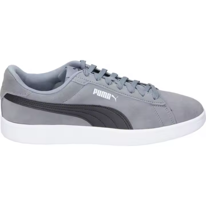 PUMA | Zapatillas Puma Smash 3.0 para Hombre – Deportivas en Color Gris con Detalles en Negro – Sneakers Bajas con Cordones – Estilo Casual – Cómodas – Versátiles – Modelo 390984-08 - 1