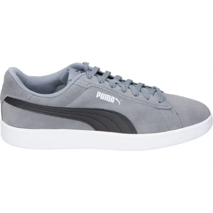 PUMA | Zapatillas Puma Smash 3.0 para Hombre – Deportivas en Color Gris con Detalles en Negro – Sneakers Bajas con Cordones – Estilo Casual – Cómodas – Versátiles – Modelo 390984-08 - 1