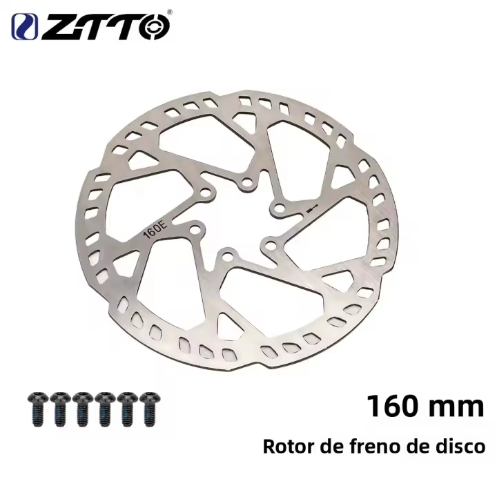 ZTTO Disco De Freno Para Bicicleta De Montaña E-bike MTB Acero Inoxidable 2.3mm Grueso 160mm 180mm 203mm 220mm 6 Bolíval Montaje En Eje Piezas De Bicicleta - 1