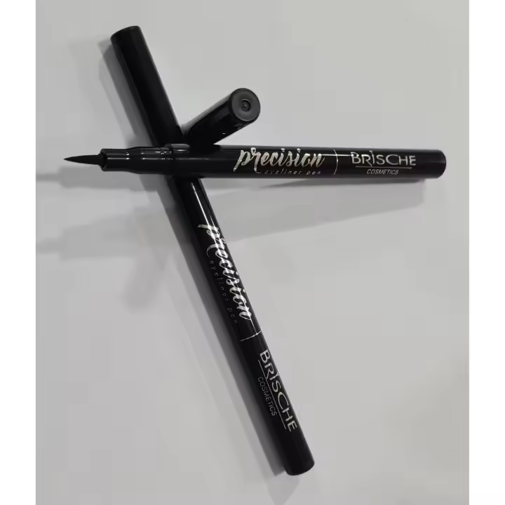 Brische Cosmetics Eye liner bolígrafo de precisión, permanente, punta rotulador, color negro - 1