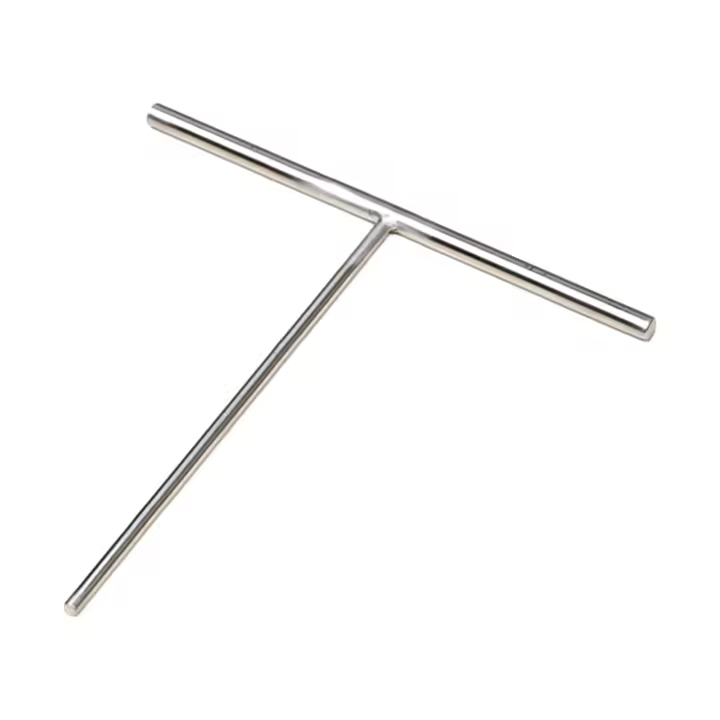 Herramienta De Crepe En Forma De T Espátula Para Harina De Tortilla Acero Inoxidable Para Cocina Doméstica Restaurante Comedor - 1