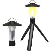 Linterna de camping recargable - Banco de energía de 2200 mAh con carga rápida tipo C, linterna de camping de 100 lúmenes con 3 modos de luz, atenuación continua adecuada para emergencias, camping, senderismo - details 0