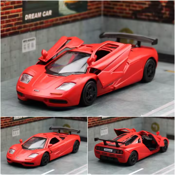 Coche De Carreras RMZ City Diecast 1/36 Para Niños Vehículo Miniatura De Metal Con Retroceso Coleccionable Regalo Para Niños De Edad Varía - 1