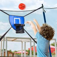 Mini Anillo De Baloncesto Para Trampolín Con Envolvente Estante Universal De Baloncesto Para Niños Juguetes Acessorios De Trampolín - details 1