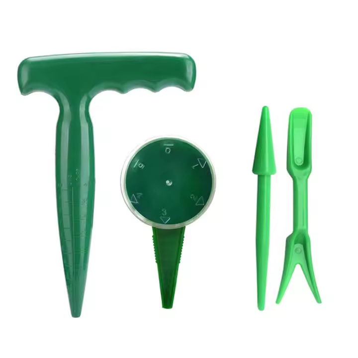 Juego De 4 PCS De Semillero De Jardín Herramienta Doméstica Para Sembrar Y Transplantar Máquina De Huecos En La Tierra Para Cultivo De Plantas - 1