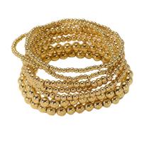 Set De 7 Pulseras De Color Oro Hechas a Mano Vintage Para Mujeres Y Niñas Moda Bohemia Para Fiestas Joyería Tendencia - details 5