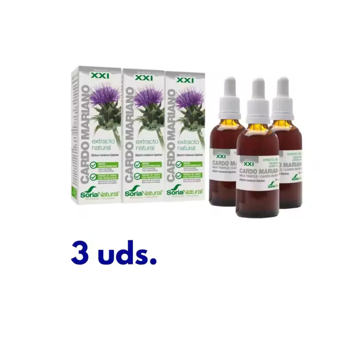 Pack 3X2 Extracto De Cardo Mariano 50 ml Soria Natural - 1