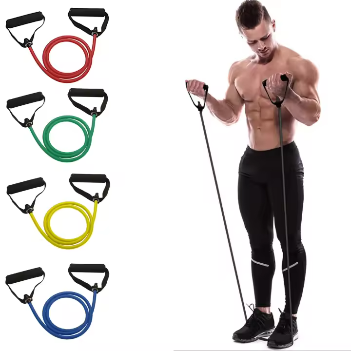 Resistance Bands With Handles, Exercise Bands, Workout Bands With Handles For Men Women, Strength Training Equipment At Home - 1