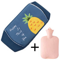 Set De 2 Fundas Para Botella De Agua Caliente De Terciopelo Para Menstruación Y Calentador De Manos Invierno Cubierta De Cintura Con Correa Para Hombres - details 21