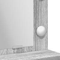 Tocador con Luces LED Gris Sonoma 79x41x135 cm de vidaXL - details 5