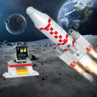 COGO DIY Bloques De Construcción Espacial Para Rocket Kit De Centro De Lanzamiento De 379 Piezas Juguetes Para Niños En Navidad - details 49