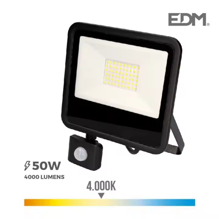 Edm Proyector LED 50W 4000K con Sensor de Movimiento - Edición Limitada - 1