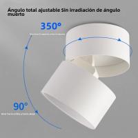 Spotlight Ajustable De Ángulo Para Exterior Pasillo Corredor 220V Luz Brillante Y Oscura Instalación En Pared Material De Aluminio - details 6