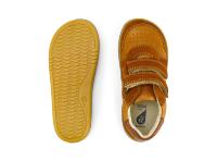 Bobux I-Walk Riley Caramel + Toffee - Zapatos infantiles de piel con doble tira autoadherente - details 0