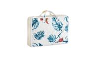 Manterol Outlet - Colcha bouti reversible rayas y jungla multicolor. Cubrecama con tejido fino, extra suave y ligero. - details 2