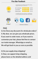 Hairstar 22Pulgadas Sintética Cola De Caballo Fibra Resistente Al Calor Recta Extensión De Cabello Clip in Color Sólido Pure Color - details 6