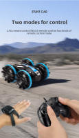 Tanque Amphibio Con Coche De Maniobras En Dos Direcciones Y Resistente Al Agua Control Remoto Para Niños Juguetes De Exterior - details 8