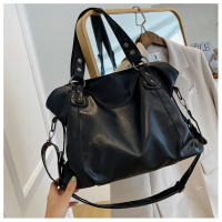Bolso De Hombro Para Mujer En Cuero PU Gran Capacidad Bolso Cruzado Casual Retro De Color Sólido Para Viaje Y Compras - details 18