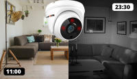 Cámara De Seguridad IP Wifi 2.8mm CCTV Doméstico Con Audio Bidireccional Protección De Seguridad Cámara Hi CamHipro Wi-Fi Cam - details 4