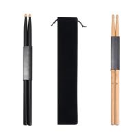 Palo De Batería De Madera De Maple Negro Clásico 5A Profesional Con Bolsa De Transporte Para Principiantes 1 Paquete De 3 Pares - details 3