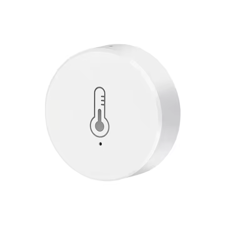 Sensor De Temperatura Y Humedad Inteligente ZigBee Real Tiempo Sensor De Seguridad Termómetro Hygrometer Batería Poderada Con App Tuya Smart Life - 1