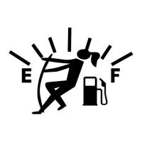 Pegatinas Divertidas Para Coche Alta Consumo De Combustible Adhesivo Impermeable Para Estilo De Tanque De Auto Adecuado Para Decoración De Capucha De Combustible - details 4