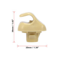 Gancho De Visera Solar Para Coche Clip Retenedor Para Honda Civic Interior Gris Herramienta De Reparación Y Mantenimiento - details 6